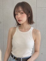 ソルナ 仁川(SOLUNA)&nbsp;タッセルボブ×グレーアッシュ 抜け感小顔スタイル