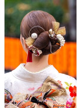 京都ヘアセット着付け専門サロン 夢館 五条店(yumeyakata) リボンカチモリヘア