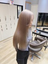 チェレ ブラン 堺東店(Chere brun) ミルクティーベージュ×髪質改善ストレート×艶髪トリートメント