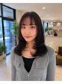 ハイライトカラーミルクティーベージュケアブリーチダブルカラー