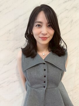 ソワリー 栄(THOiRY) ●THOiRY女性らしい柔らかヘア似合わせ小顔艶髪ゆる巻きロング