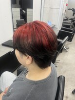 プライズ 所沢プロぺ通り店(prize)&nbsp;レッド/グラデーションカラー/ブリーチ/ワインレッド/所沢