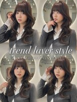 ヘアーサロン リアン 鴻巣店(hair salon Rien) 韓国風ダークブラウン×ゆるふわロングレイヤー/鴻巣
