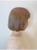 きりっぱボブ×ライトベージュ