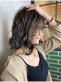 ニュアンスカラー 抜け感ヘア シースルーカラー シースルー前髪