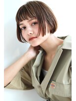 アリゲート ダイカンヤマ(Ari gate daikanyama)&nbsp;【Arigate山中】大人可愛いマチルダボブ×ショコラベージュ