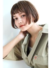 アリゲート ダイカンヤマ(Ari gate daikanyama) 【Arigate山中】大人可愛いマチルダボブ×ショコラベージュ