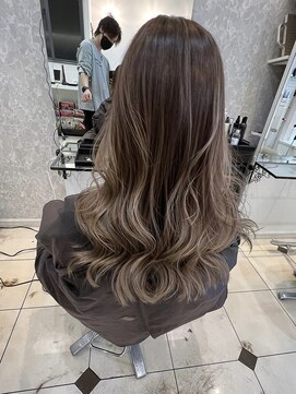 ヴィーヴォ 天六店(VIVO) 【VIVO】神田康之外国人風ハイライトバレイヤージュコントラスト