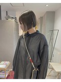 【YOKE】大人ミニボブきりっぱなしボブワンレングスボブ