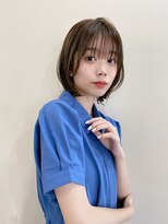 大人色っぽいふんわりレイヤーボブミディ