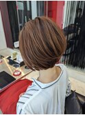 《D’ciel工藤富生》大人ショートボブ×ハイライト