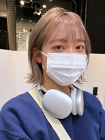 ベレーザ 渋谷(BELEZA)&nbsp;2257外国人風カラーシアーグレージュシースルーバングボブルフ