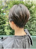 ハンサムショート/小顔ショート/ゆるふわ/ニュアンスパーマ