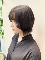 韓国外ハネボブ結べる切りっぱなし顔まわりカットくびれヘア