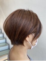 ハルキ ミナト ジャパン オオサカ(HARUKI MINATO japan OSAKA)&nbsp;40代50代小顔似合わせカットくびレイヤーエモージュ大人可愛い