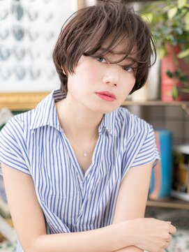 カバーヘアアンドスパ ブリス 浦和(COVER HAIR&SPA bliss) 黒髪外国人風前髪パーママッシュショートc5浦和20代30代40代