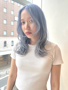 ヤヨイブレインズ グランデ(YAYOI BRAINS GRANDE)の写真/ハイトーンカラーやハイライトで透明感やあか抜けた雰囲気を作りだす◎日本ヘアカラー協会加盟サロン★