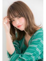 ユーフォリア 銀座本店(Euphoria)&nbsp;山村/ひし形シルエット/ベージュカラー/くびれミディアム/東銀座