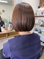 オンリエド ヘアデザイン(ONLIed Hair Design)&nbsp;洗練美のナチュラルボブ+ブラウンカラー