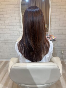 マーリャヘアー(mallia hair) レイヤースタイルレイヤーカットロングレイヤー小顔スタイル