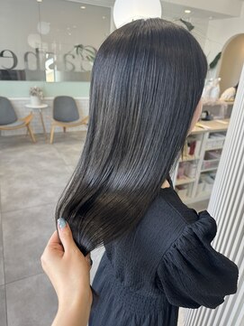 カシェ キョウマチ(cashe’e) カーキグレーカラー