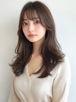 "美髪質改善"×"小顔カット"こだわりの顔周りカットで韓国風スタイルや結んで可愛いスタイルも♪[#渋谷駅]