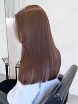 エル バイ アンキシム(elu by AHNKISM)&nbsp;艶髪ストレートロングレイヤーミディアム韓国ヘア心斎橋