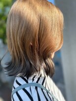 パラゴンヘア(Paragon hair) 逆グラデーション