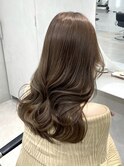 ブリーチなしダブルカラーマロンベージュレイヤー【chisato】