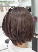 30代40代50代60代サラサラくびれ前下がりボブ脱白髪染め