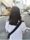 ナチュラルストレート毛先ゆるふわパーマ