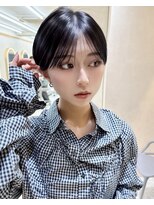 サンド 池袋 2nd(sand)&nbsp;マッシュショート#ブルーブラック#コリアンブラック