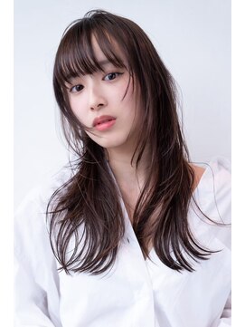 エースハバナ 渋谷(1 HAVANA) チョコグレージュ/20代30代大人かわいい/ミディアムレイヤー