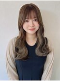 【Louvre】くびれヘア/ミディアムヘア/韓国風