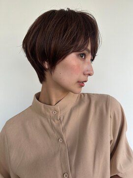 カバーヘア ブリス 戸田公園西口店(COVER HAIR bliss) 斜めバングナチュラルひし形マッシュパーマp1戸田公園30代40代