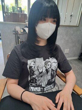 レイヤーカット/ミディアムレイヤー