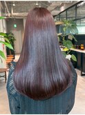 韓国ヘアロング顔周りレイヤー小顔_ba570191