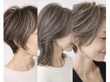 ウル(ulu)の雰囲気（ショートカット・白髪ぼかしカラーも得意☆）
