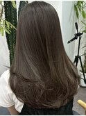 韓国風レイヤーカット髪質改善ダブルカラーハッシュカット