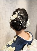 サイドシニヨンアレンジ