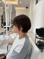 ジュベ 別府店(juve.)&nbsp;別府ショートボブ顔まわりレイヤーカット髪質改善カラー30代