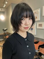 サンド 大阪梅田(sand) ココアベージュ/オリーブグレー/小顔