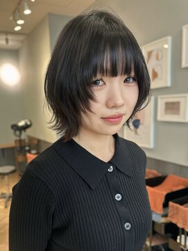 サンド 大阪梅田(sand) ココアベージュ/オリーブグレー/小顔