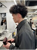 短髪パーマ スパイキーショート ピンパーマ【五嶋響】