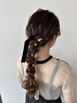 ヘアセット専門サロン by OKINAWA WATABE WEDDING 北谷店 編みおろし