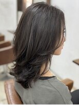 アブニール 柏東口店(AVENIR)&nbsp;ワンホンレイヤー/ミルクティーブロンド/ダークブルー/柏