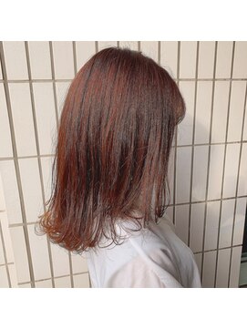 ディスオモテサンドウ 表参道(This OMOTESANDO) オレンジティーブラウン★扱いやすさNo.1ロブ