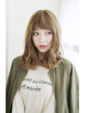 シュシュット(chouchoute) 吉祥寺3分/ウォーターフォール毛先パーマ黒髪ことりベージュ/048