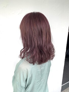 ピチカート パクト(pizzicato pacto) ピンクアッシュ　ミディアムヘア