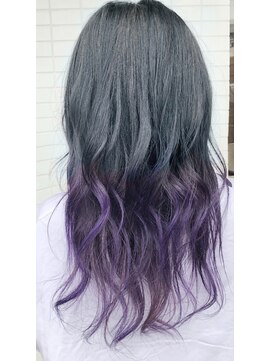 ハコ(ha co) 菊池指名　パープル　グラデーション